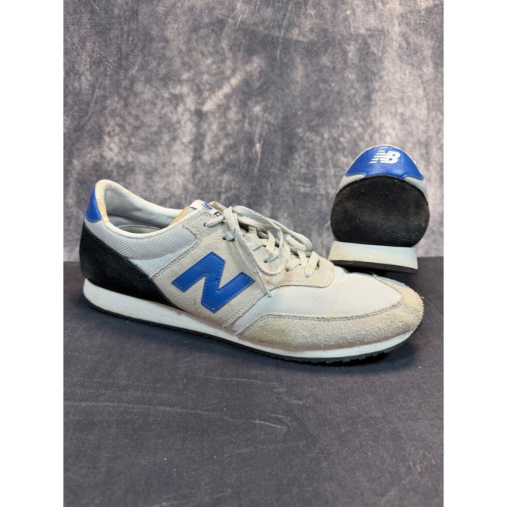 New Balance 620 Sneakers Mens Grey Blue Low Top Size 12 Retro Running Shoes